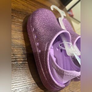 Cat & Jack Girls' Glitter - Lavender Purple Shoes (NWT)